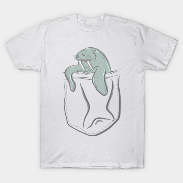 Pocket Walrus T-Shirt-TOZ